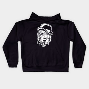 Irish Wolfhound Crony Kids Hoodie